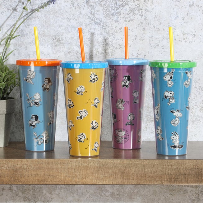 Set of 4 Snoopy and Pals Tumblers image number null