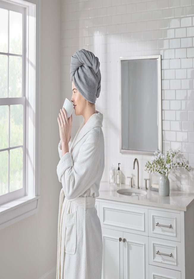  Microfiber Hair Wrap, 2-Pk. image number 1