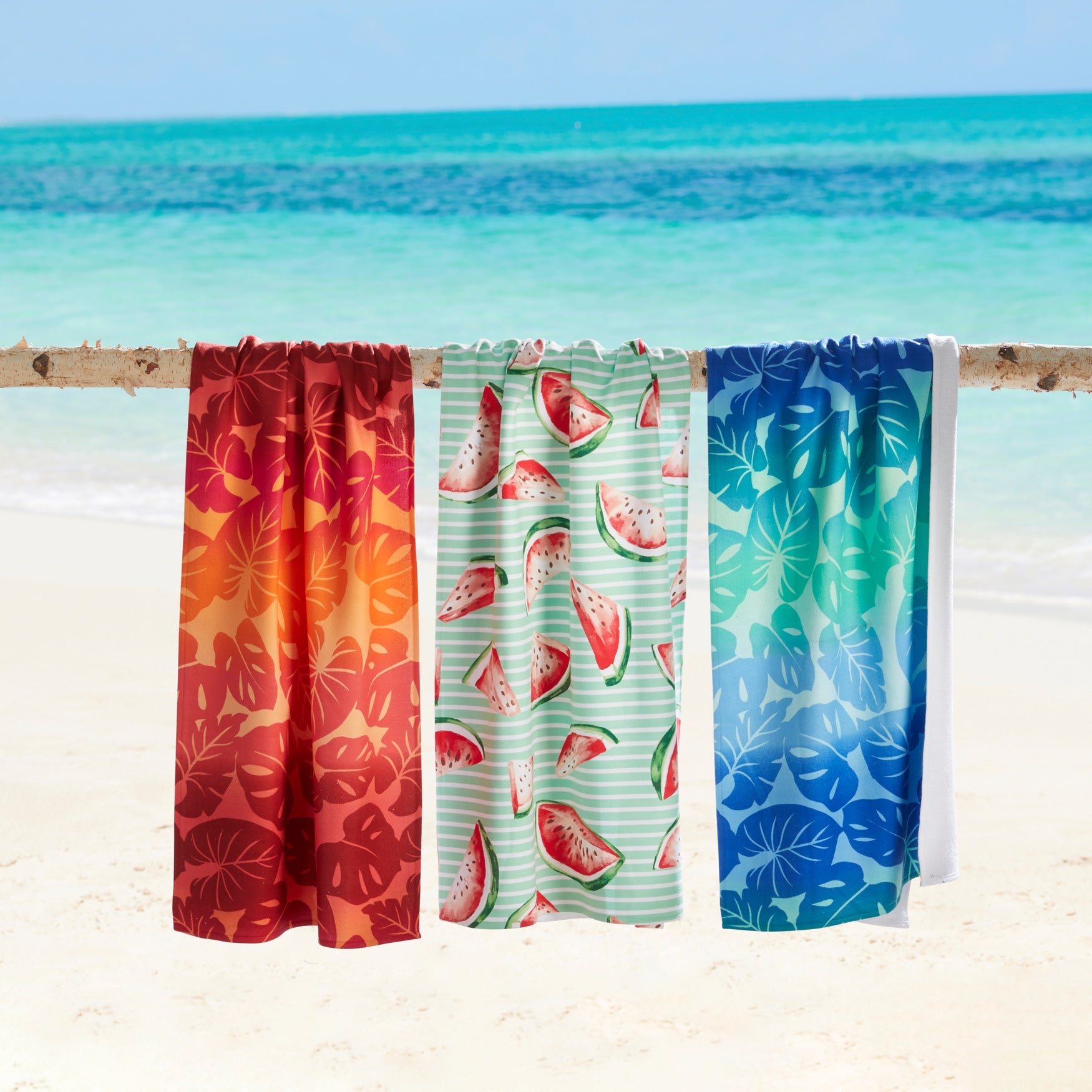 Printed Beach Towel image number 1