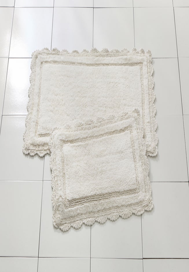 Rectangle Crochet Bath Mat image number 2