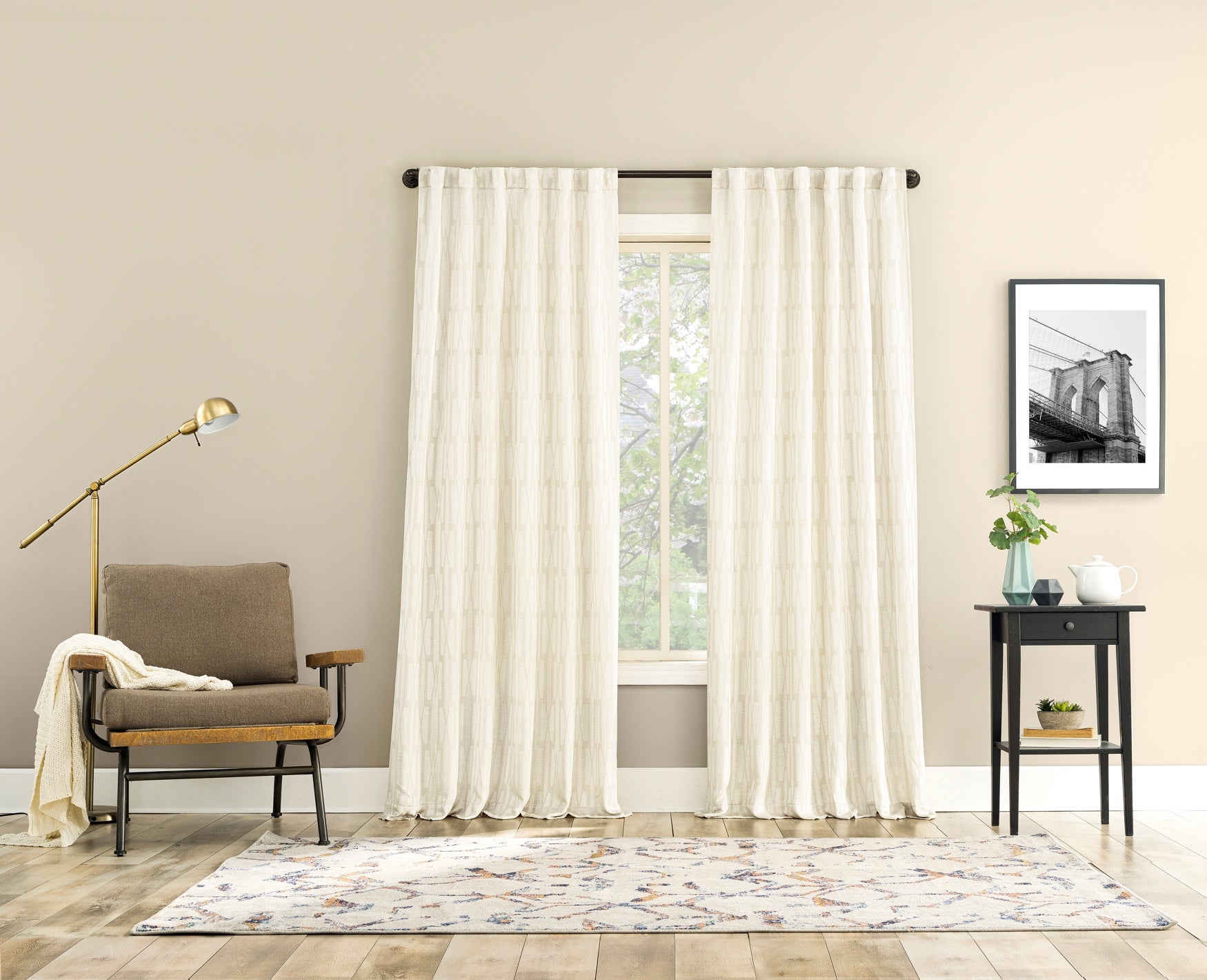 Douro Abstract Geo Window Panel  image number 1