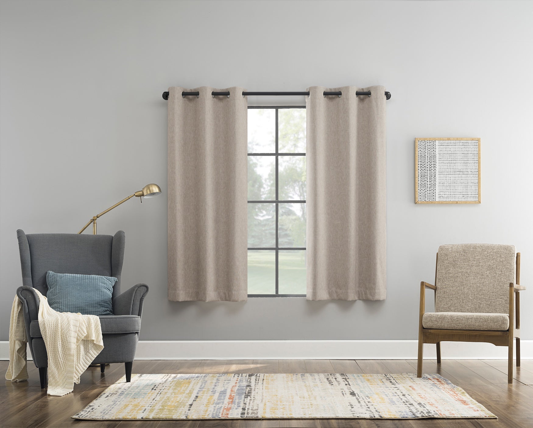 Aldwin 100% Blackout Magnetic Grommet Panel image number 5