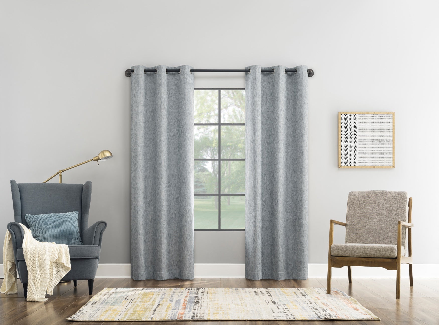 Aldwin 100% Blackout Magnetic Grommet Panel image number 0