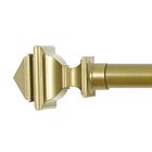 Alba Curtain Rod &mdash; Metal Rod with Deluxe PVC Finials image number null