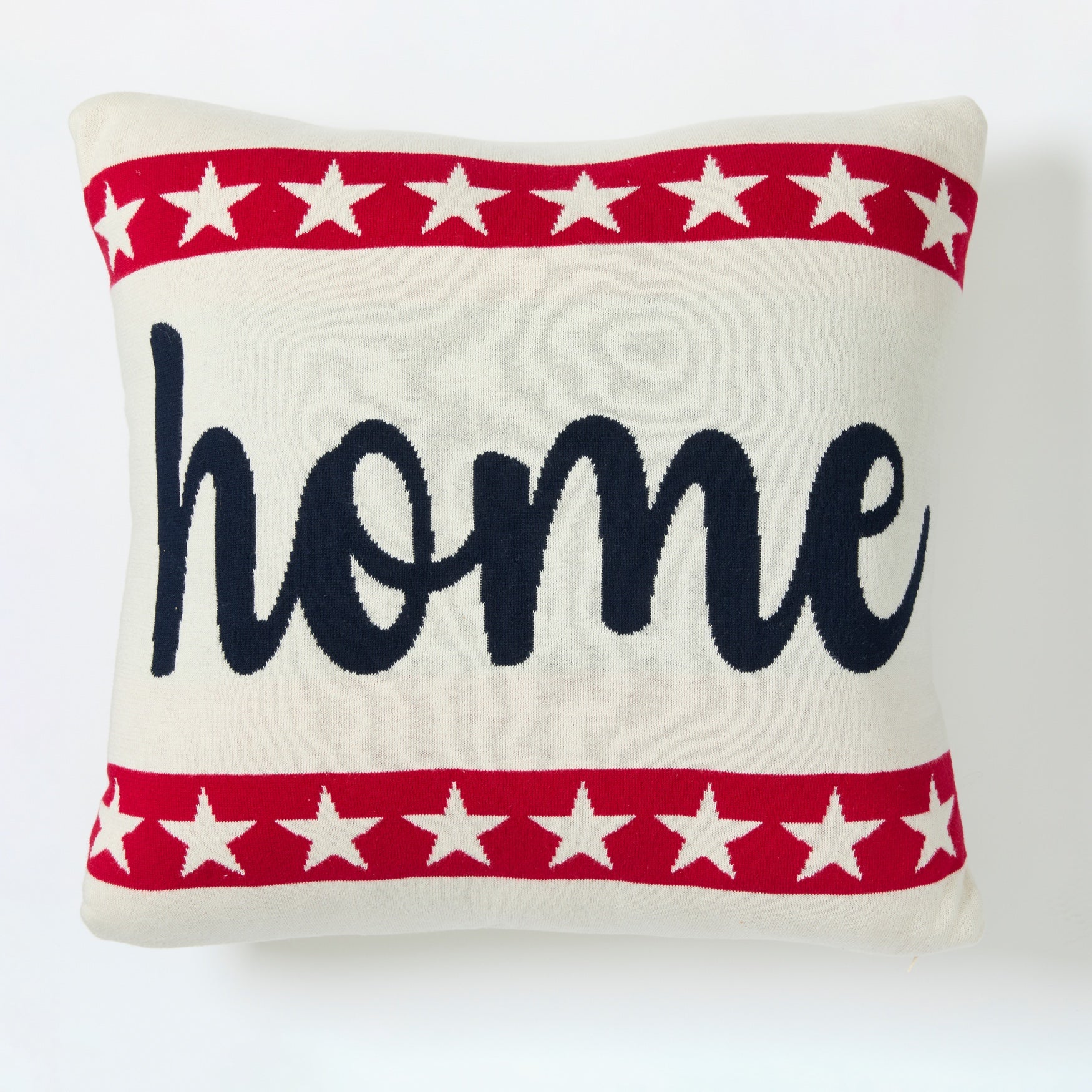  Knitted Square Pillow image number 0