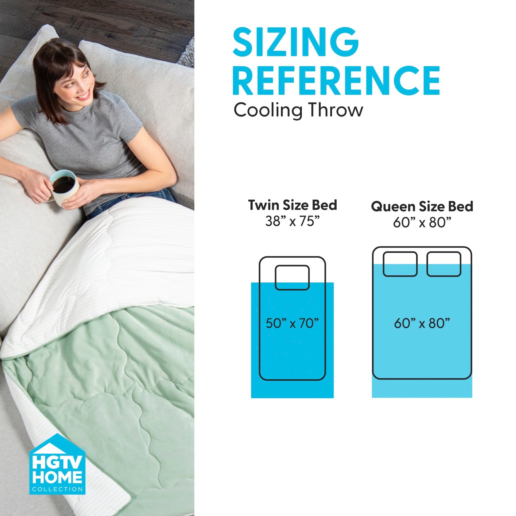 HGTV All Seasons Cooling Throw image number 6