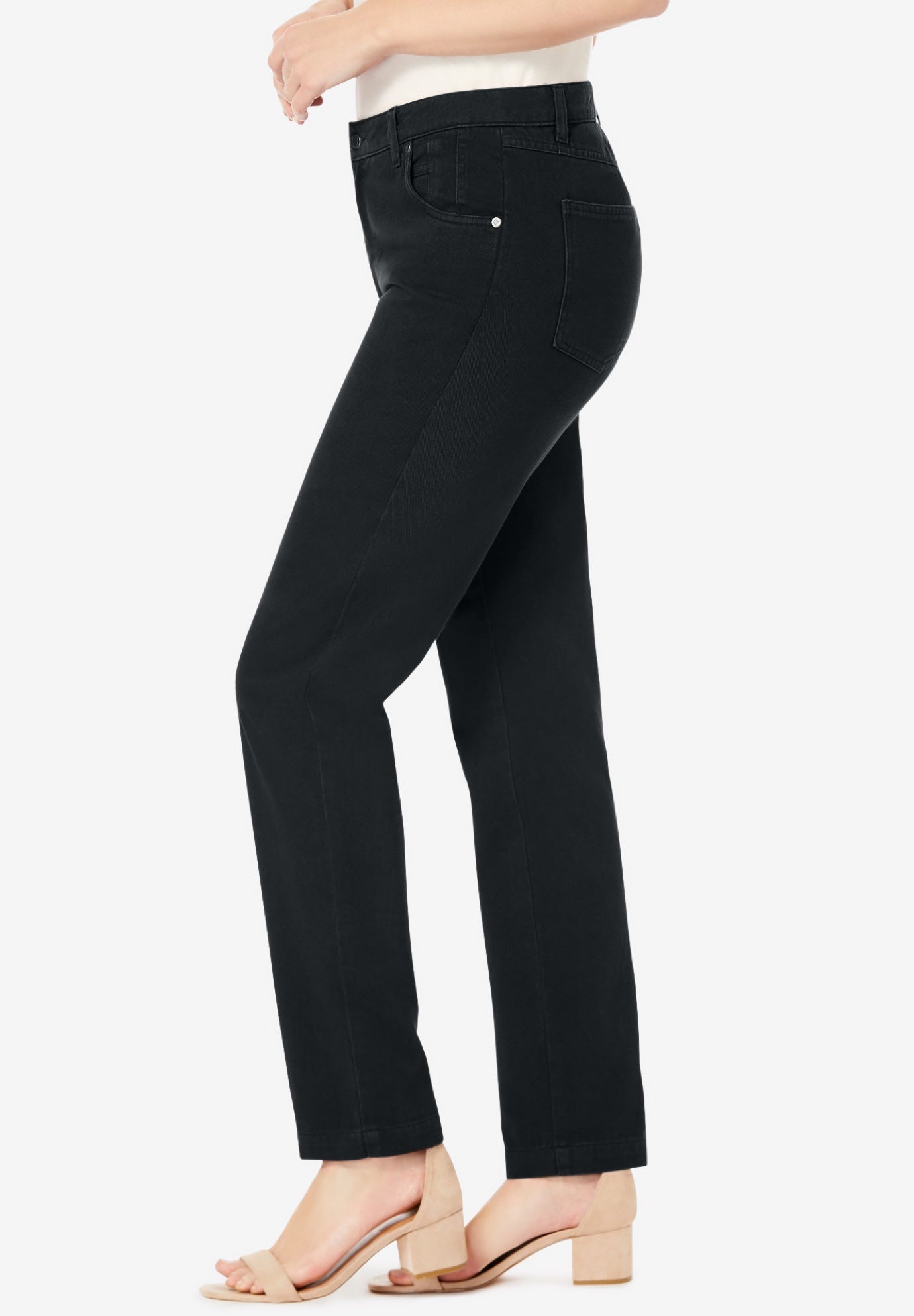 Classic Cotton Denim Straight-Leg Jean image number 3