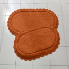Oval Crochet Bath Mat image number null