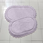 Oval Crochet Bath Mat image number null