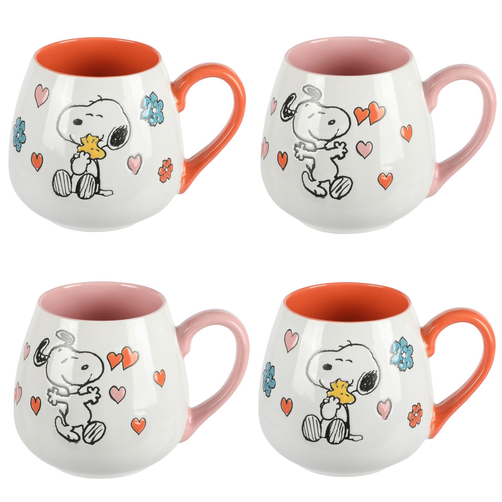 Peanuts&reg; Set of 4 Belly Cups image number 1