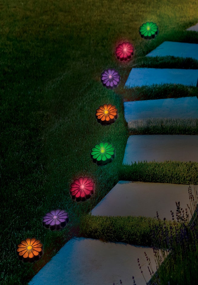  Solar Butterfly Stake Lights, Set of 8 image number 0
