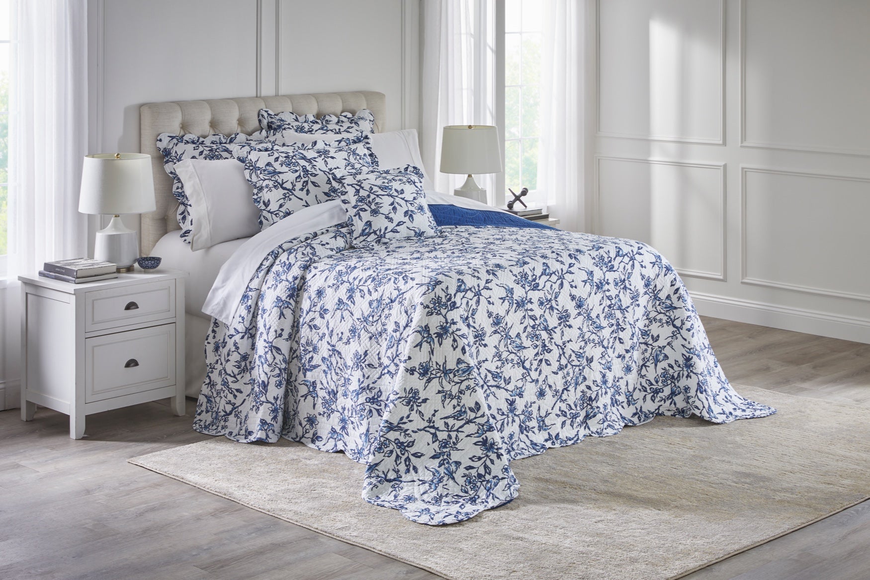 100% Cotton Florence Oversized Bedspread image number 0