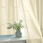 Lace Trim Tie-Back Panels image number null