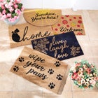 Vinyl Back Outdoor Coir Doormats (Exclusively Designed by Brylane Home) image number null