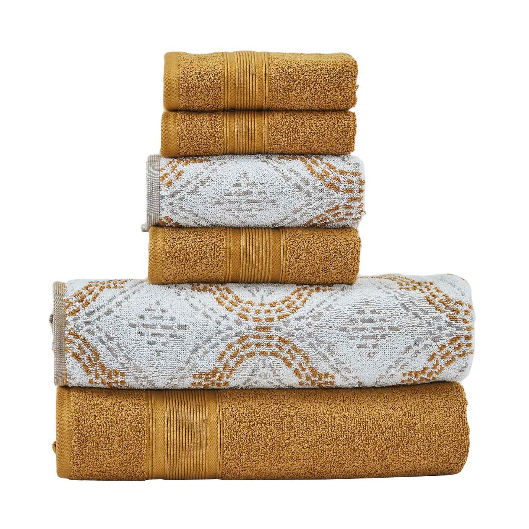 BH Studio Scroll Towel 6-Piece Set image number 0