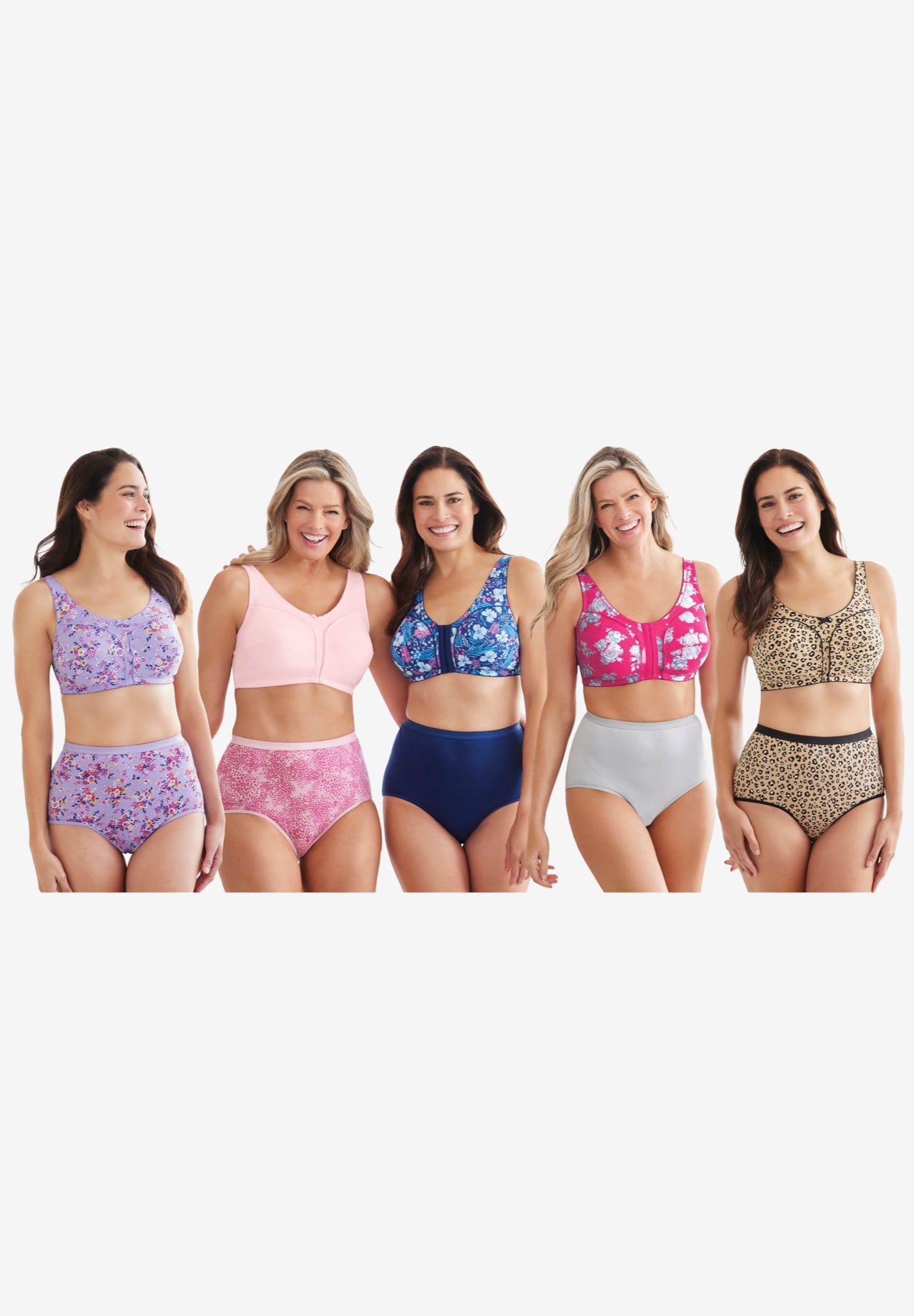 Comfort Choice&reg; Front-Close Wireless Posture Bra image number 3