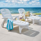 Resin Folding Lounger image number null