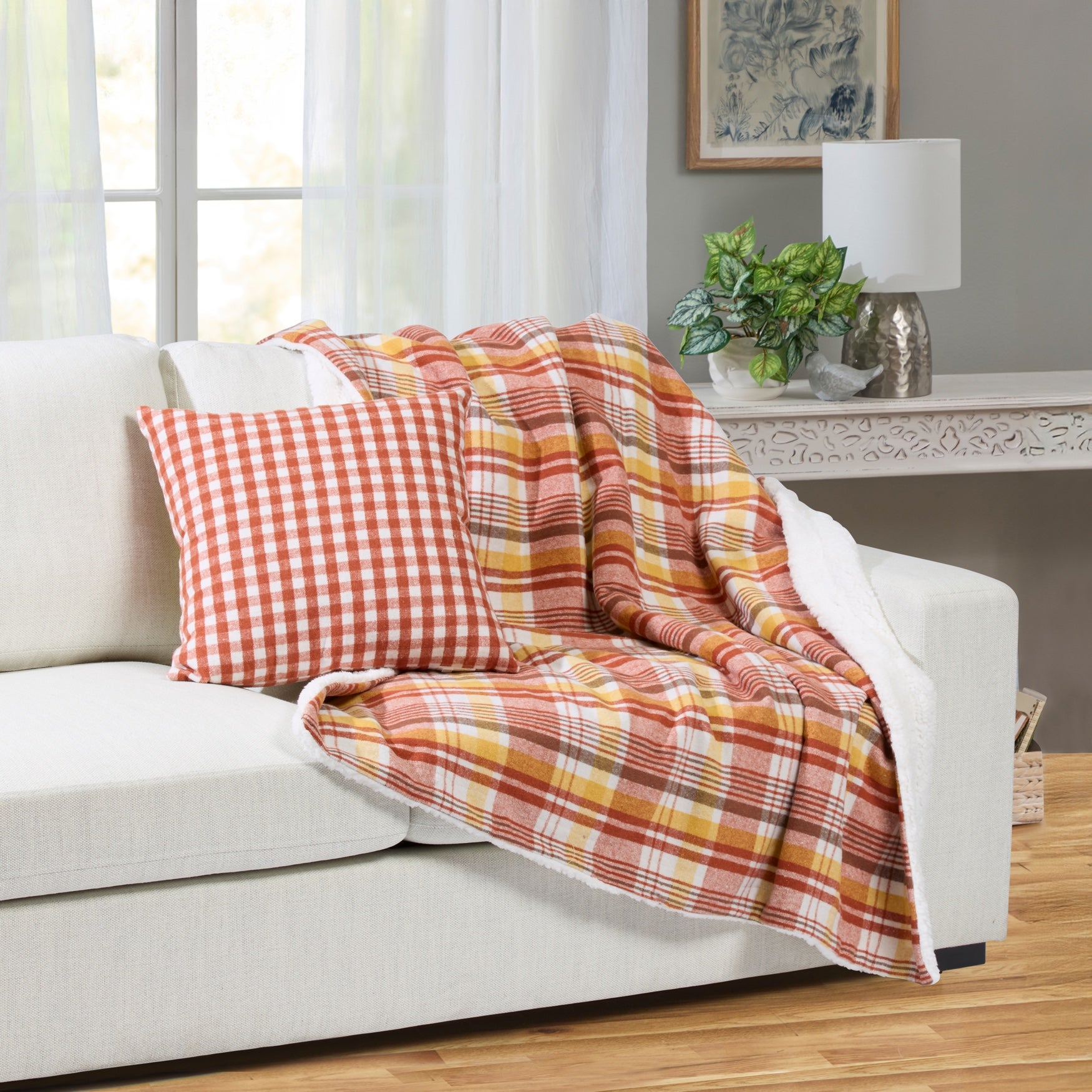  Decorative Pillow & Throw Set image number 1