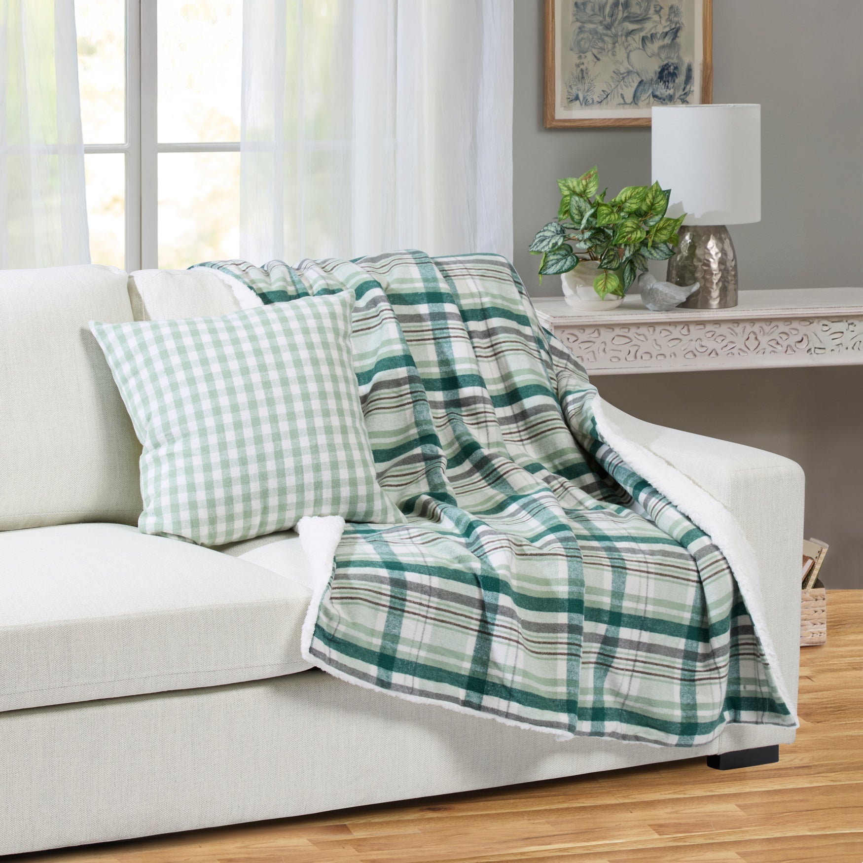  Decorative Pillow & Throw Set image number 1