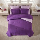 BH Studio 3-Pc. Jersey Knit Reversible Comforter Set image number 2