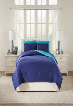 BH Studio 3-Pc. Jersey Knit Reversible Comforter Set
