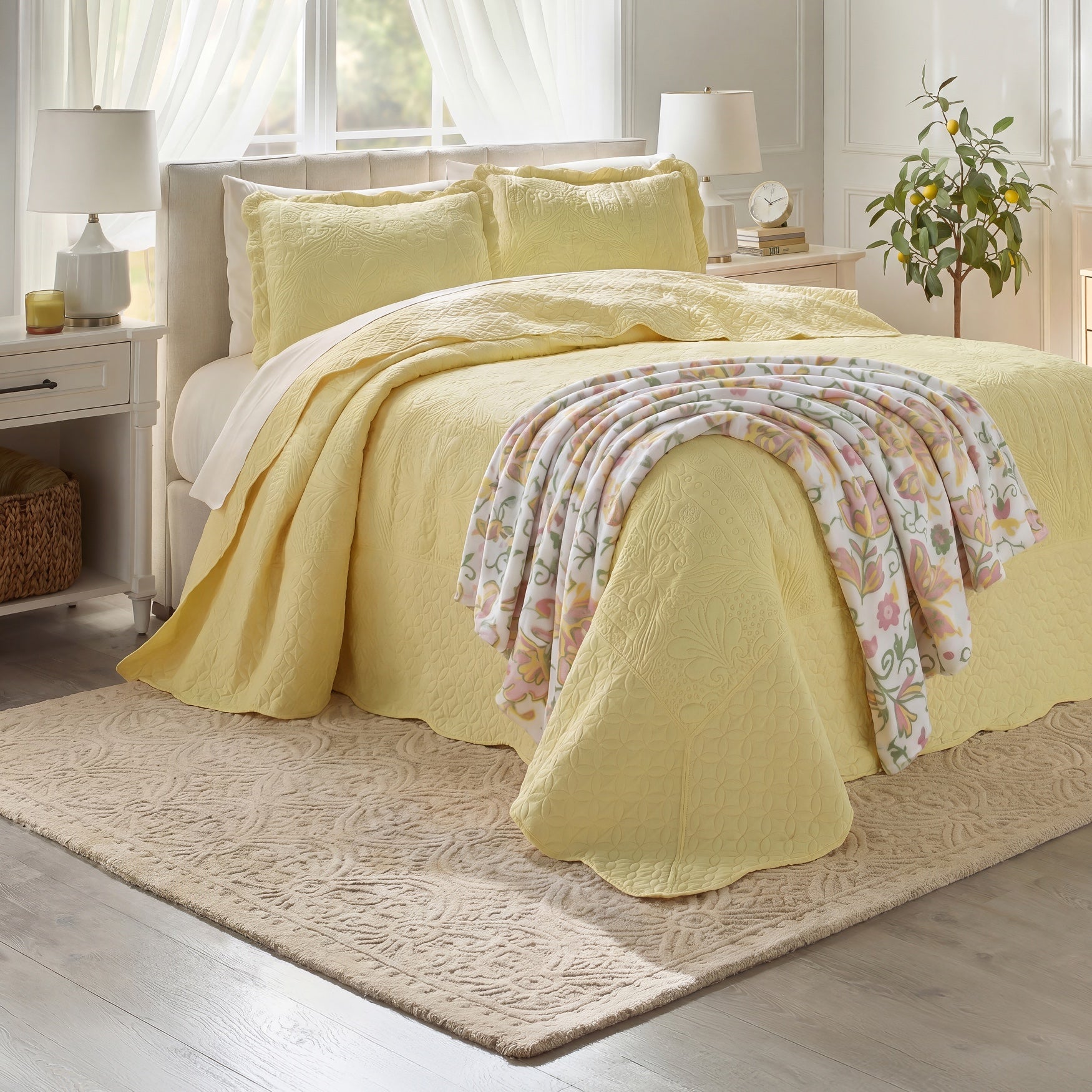 Butterfly Bloom Plush Blanket image number 3