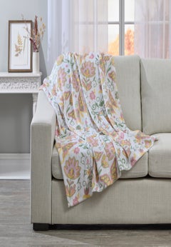 Butterfly Bloom Plush Blanket