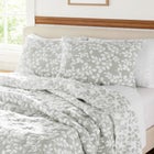 LEAVES REVERSIBLE JACQUARD QUILT SET image number null