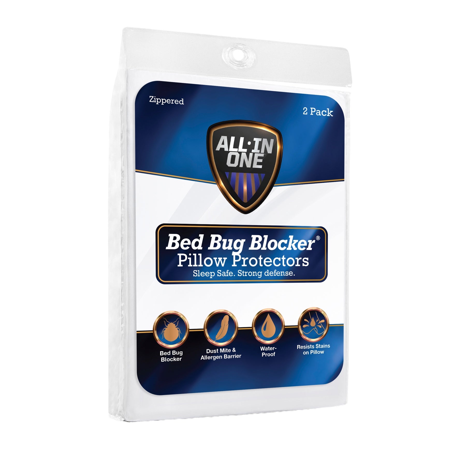 All-In-One Bed Bug Pillow Protector&reg; Pack of 2 image number 2