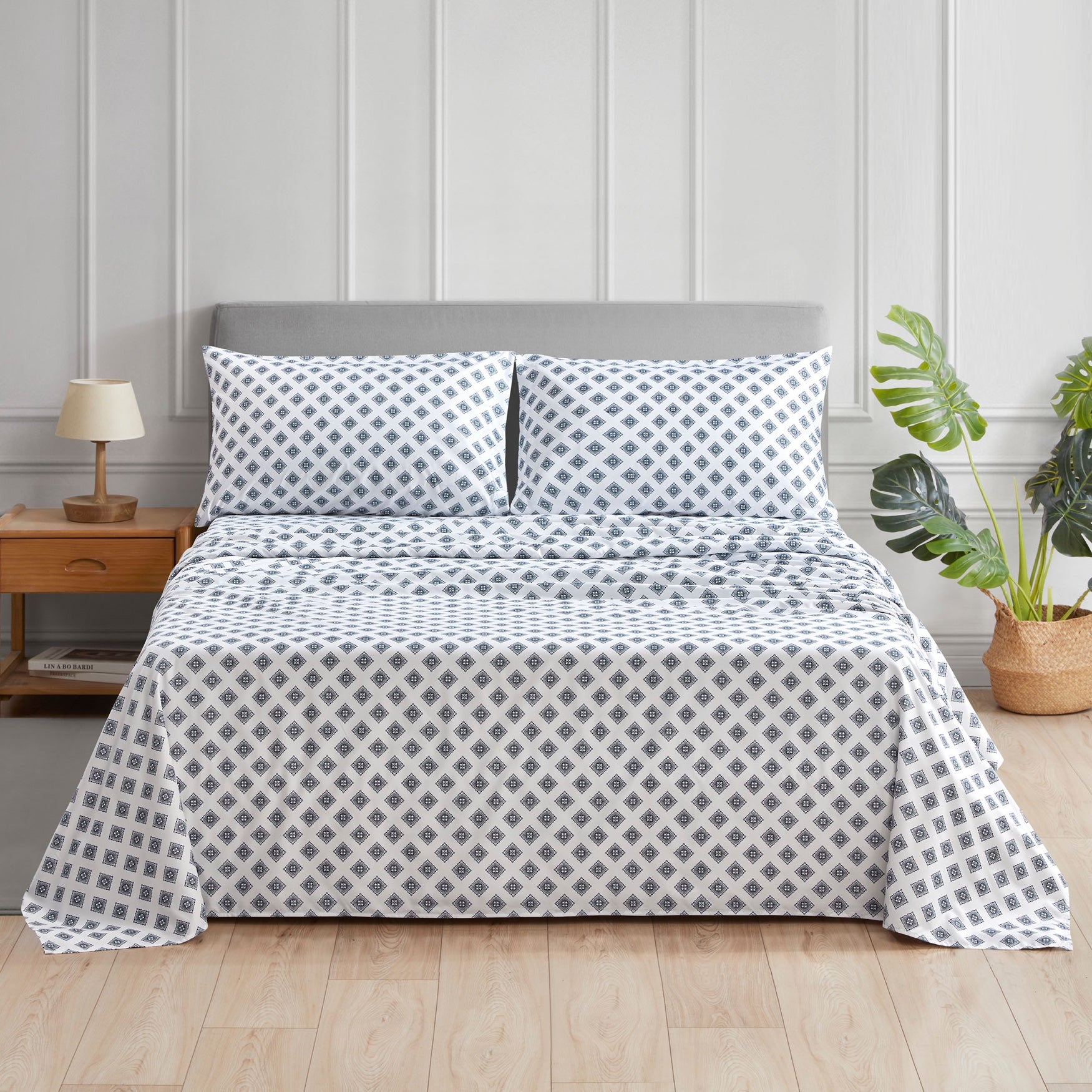 Printed Microfiber Sheet Sets image number 0