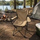 Oversized Camp Chair with Canopy image number null