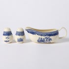 Blue Willow 3-Pc. Salt & Pepper Shaker with Gravy Server image number 0