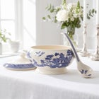 Blue Willow Soup Tureen & Ladle image number 2