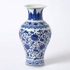 Blue Willow 13"H Chinoiserie Vase image number 0