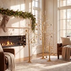 LED Gold Trees, Set of 3 image number 3