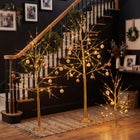 LED Gold Trees, Set of 3 image number 1