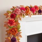 6 Ft. Pre-Lit Peony Delight Garland image number 0
