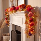6 Ft. Pre-Lit Peony Delight Garland image number 3