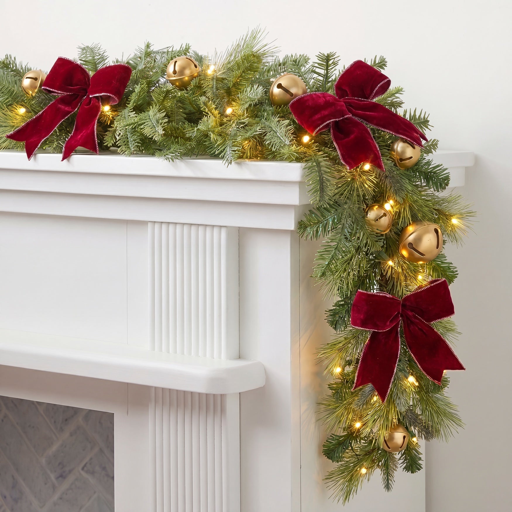 6 Ft. Pre-lit Jingle All the Way Garland image number 0