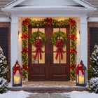 Double the Cheer Pre-lit Garland, Set of 2 image number 2
