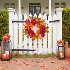 20" Pre-Lit Harvest Apple Wreath image number 3