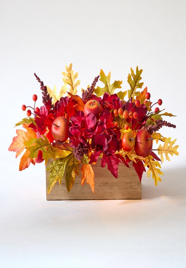 16" Pre-Lit Harvest Apple Centerpiece image number 6