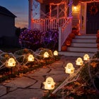 Set of 4 LED Ghost Stake Lights image number 1