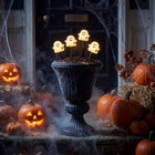 Set of 4 LED Ghost Stake Lights image number 3