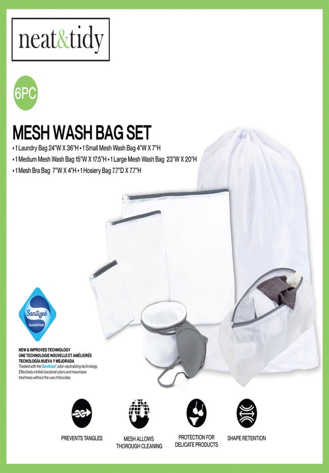 6-Pc. Mesh Wash Bags Set image number 1
