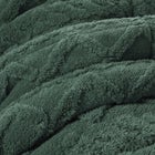 Flocked Sherpa Comforter Set image number 3