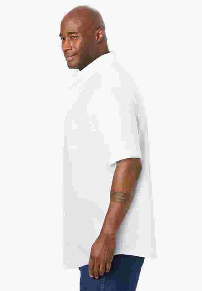 Wrinkle-Free Short-Sleeve Oxford Dress Shirt image number 2