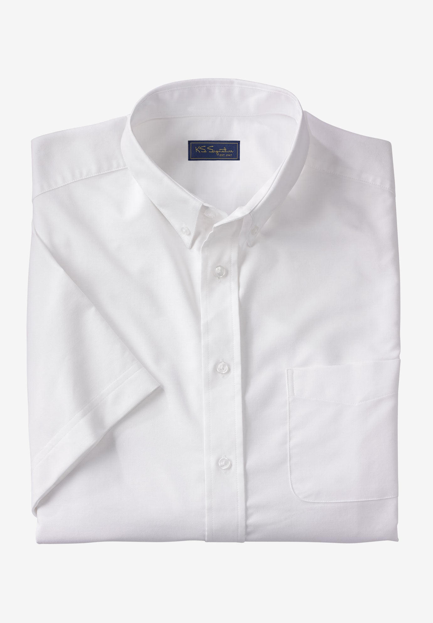 Short-Sleeve Wrinkle-Free Everyday Oxford image number 0
