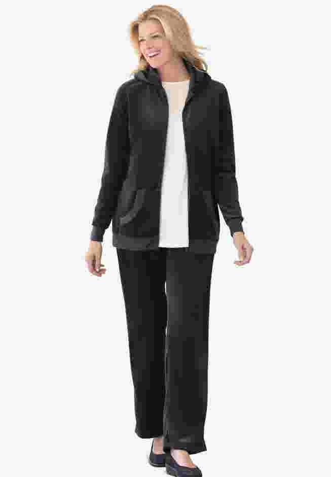 2-Piece Velour Hoodie Set image number 0