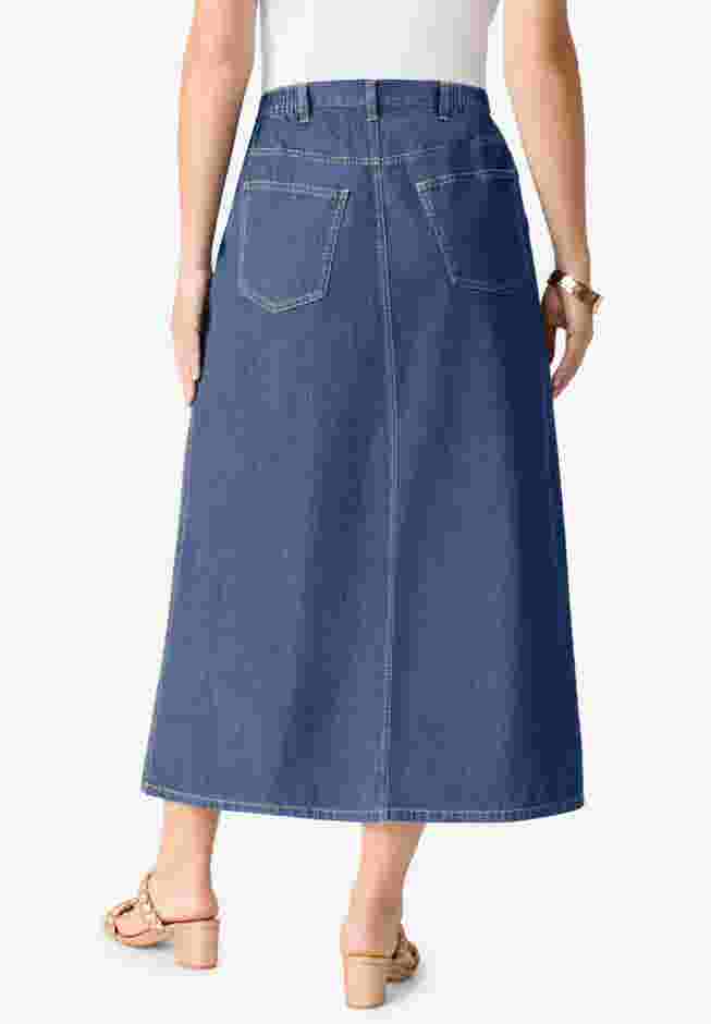 Easy-Wear A-Line Skirt image number 1